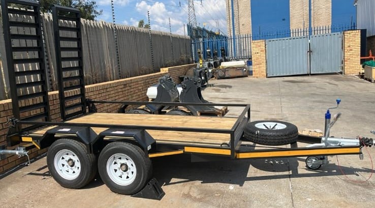 Bomag Roller Trailer, a Bomag Roller Trailers build by LF Trailers — tough-built, NATIS-registerable trailers manufactured in Gauteng, photo 2 of 4