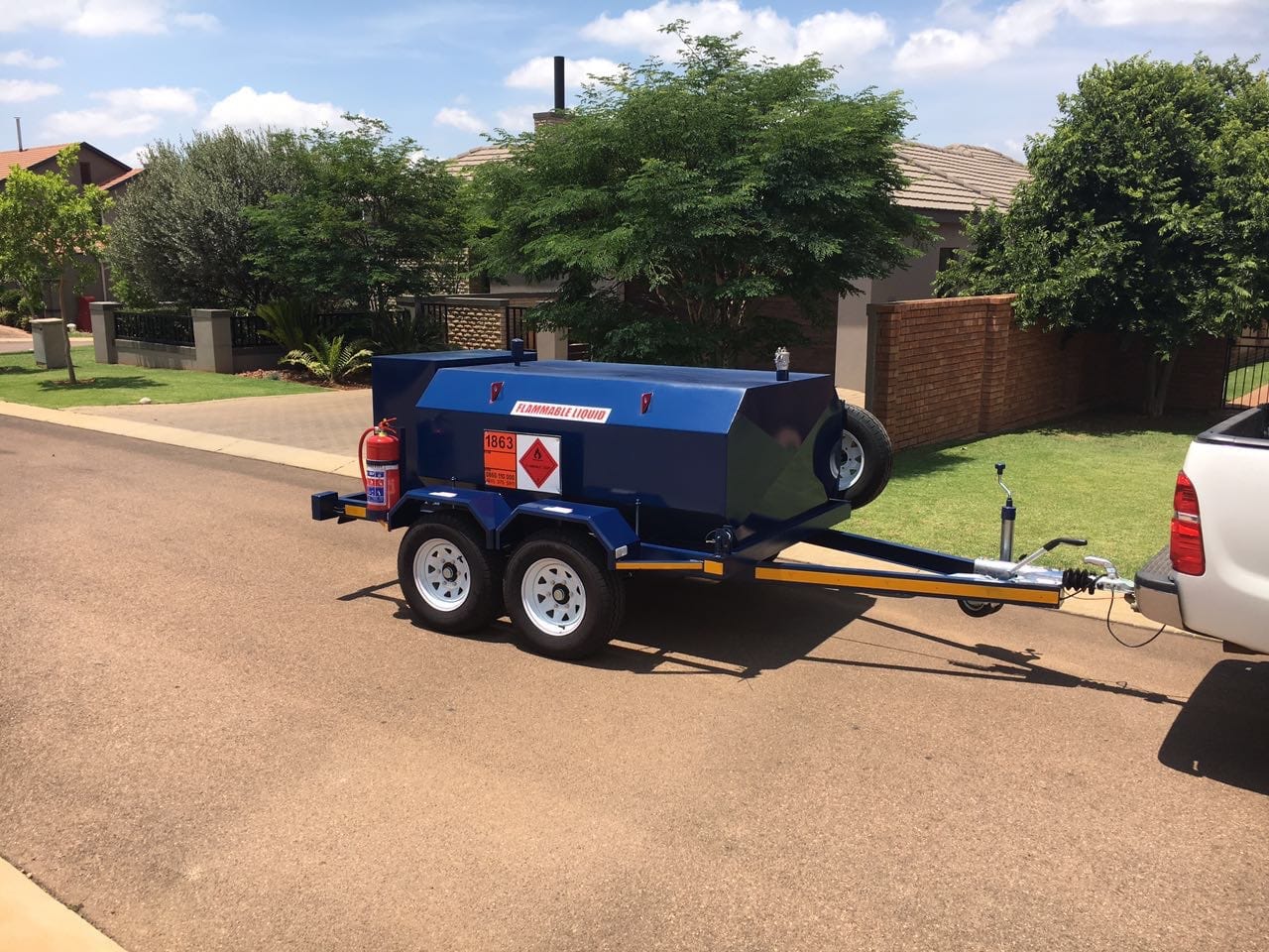 2000L Diesel Tanker, a Diesel Tanker Trailers build by LF Trailers — tough-built, NATIS-registerable trailers manufactured in Gauteng, photo 1 of 4