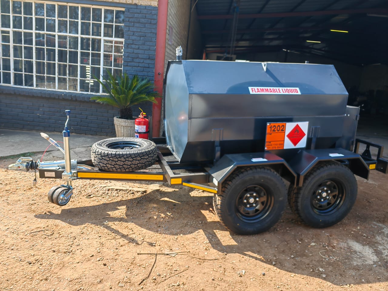 3000L Diesel Tanker, a Diesel Tanker Trailers build by LF Trailers — tough-built, NATIS-registerable trailers manufactured in Gauteng, photo 1 of 4