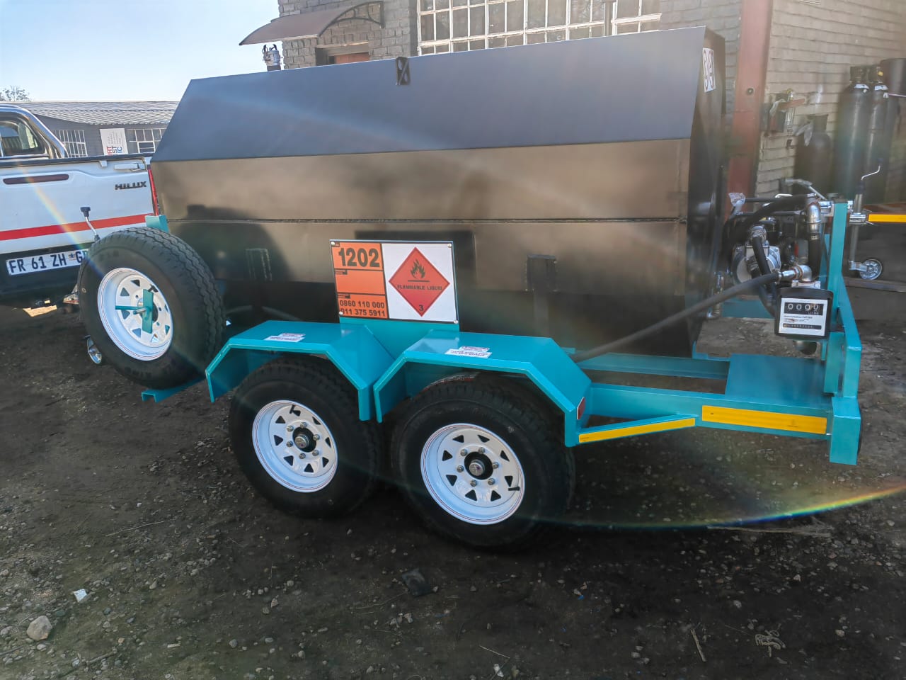3000L Diesel Tanker, a Diesel Tanker Trailers build by LF Trailers — tough-built, NATIS-registerable trailers manufactured in Gauteng, photo 3 of 4