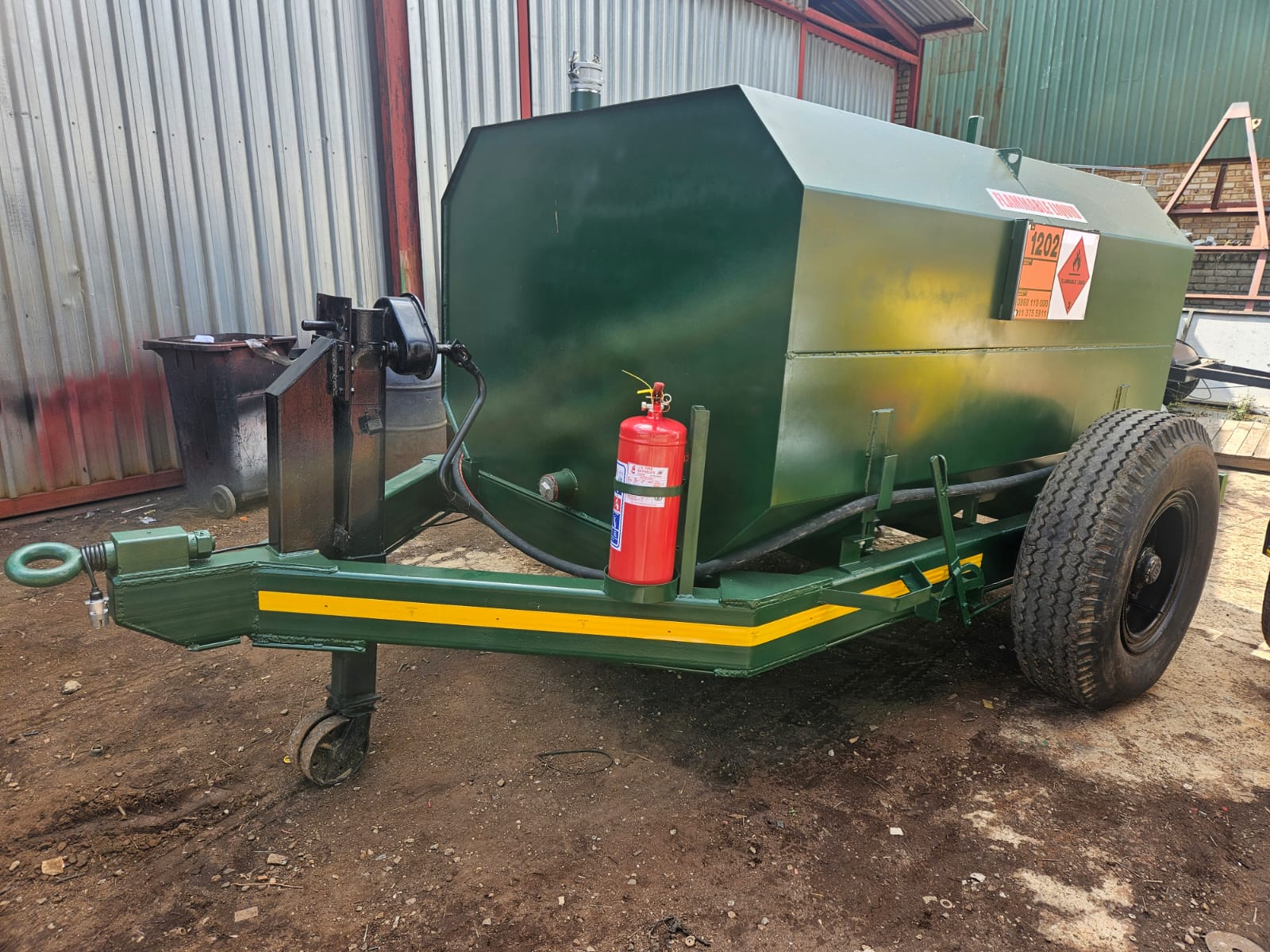 5000L Diesel Tanker (Site), a Diesel Tanker Trailers build by LF Trailers — tough-built, NATIS-registerable trailers manufactured in Gauteng, photo 1 of 4