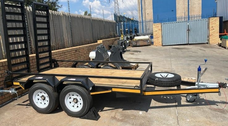 Excavator Trailer, a Excavator Trailers build by LF Trailers — tough-built, NATIS-registerable trailers manufactured in Gauteng, photo 4 of 4