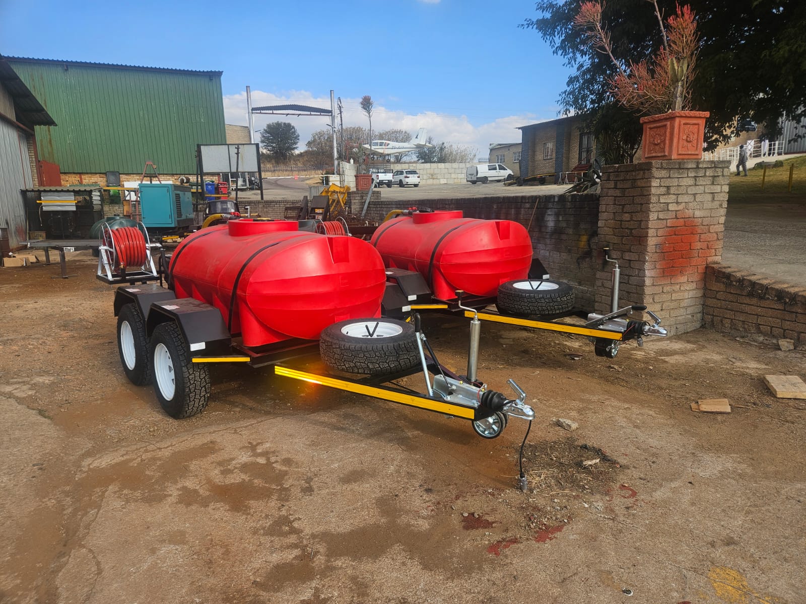 1500L Fire Fighter Trailer, a Fire Fighter Trailers build by LF Trailers — tough-built, NATIS-registerable trailers manufactured in Gauteng, photo 3 of 4