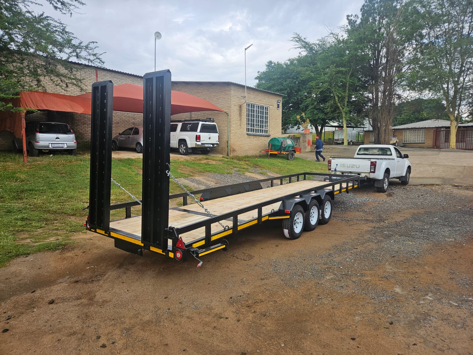 Flat Deck Trailer, a Flat Deck Trailers build by LF Trailers — tough-built, NATIS-registerable trailers manufactured in Gauteng, photo 1 of 4