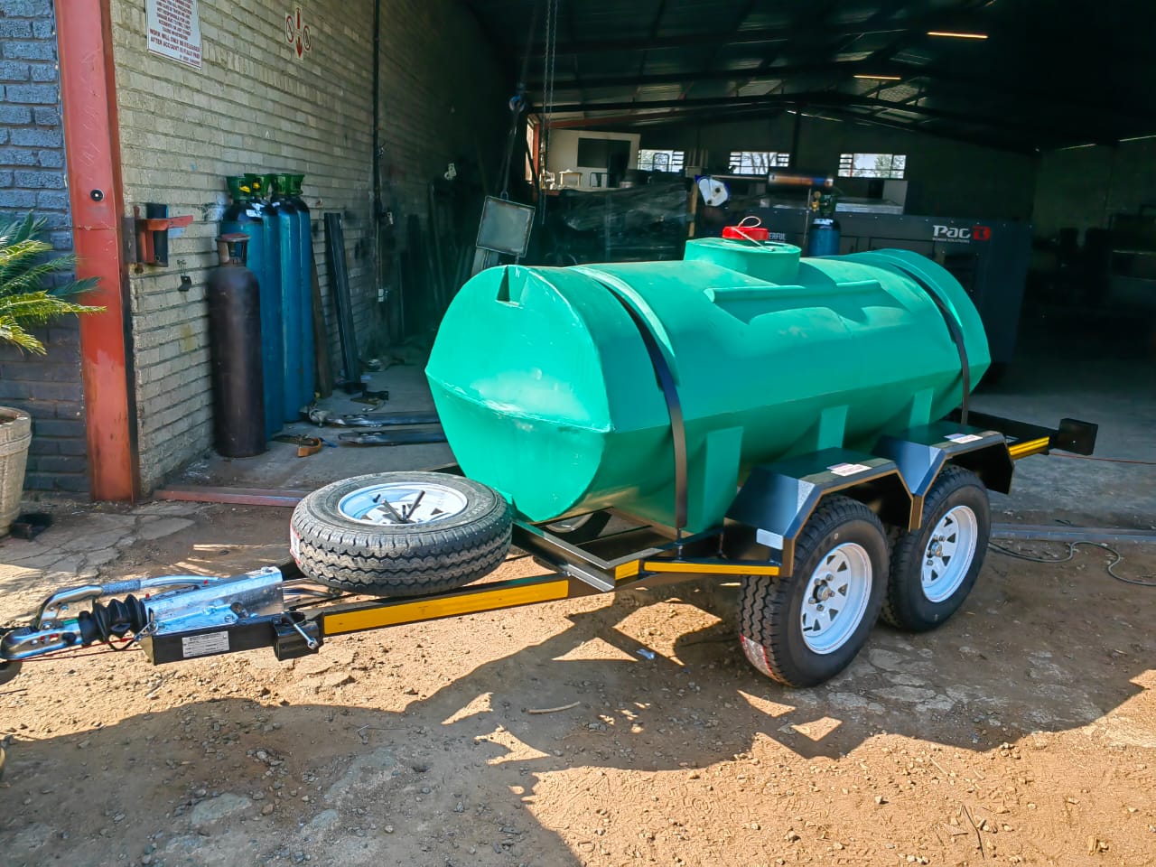 1500L High-Pressure Washer Trailer, a High-Pressure Washer Trailers build by LF Trailers — tough-built, NATIS-registerable trailers manufactured in Gauteng, photo 1 of 3
