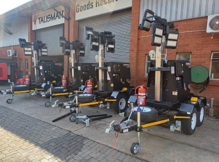 Light Tower Trailers by LF Trailers — specialist trailer range manufactured at the West Rand, Gauteng facility, photo 1 of 4