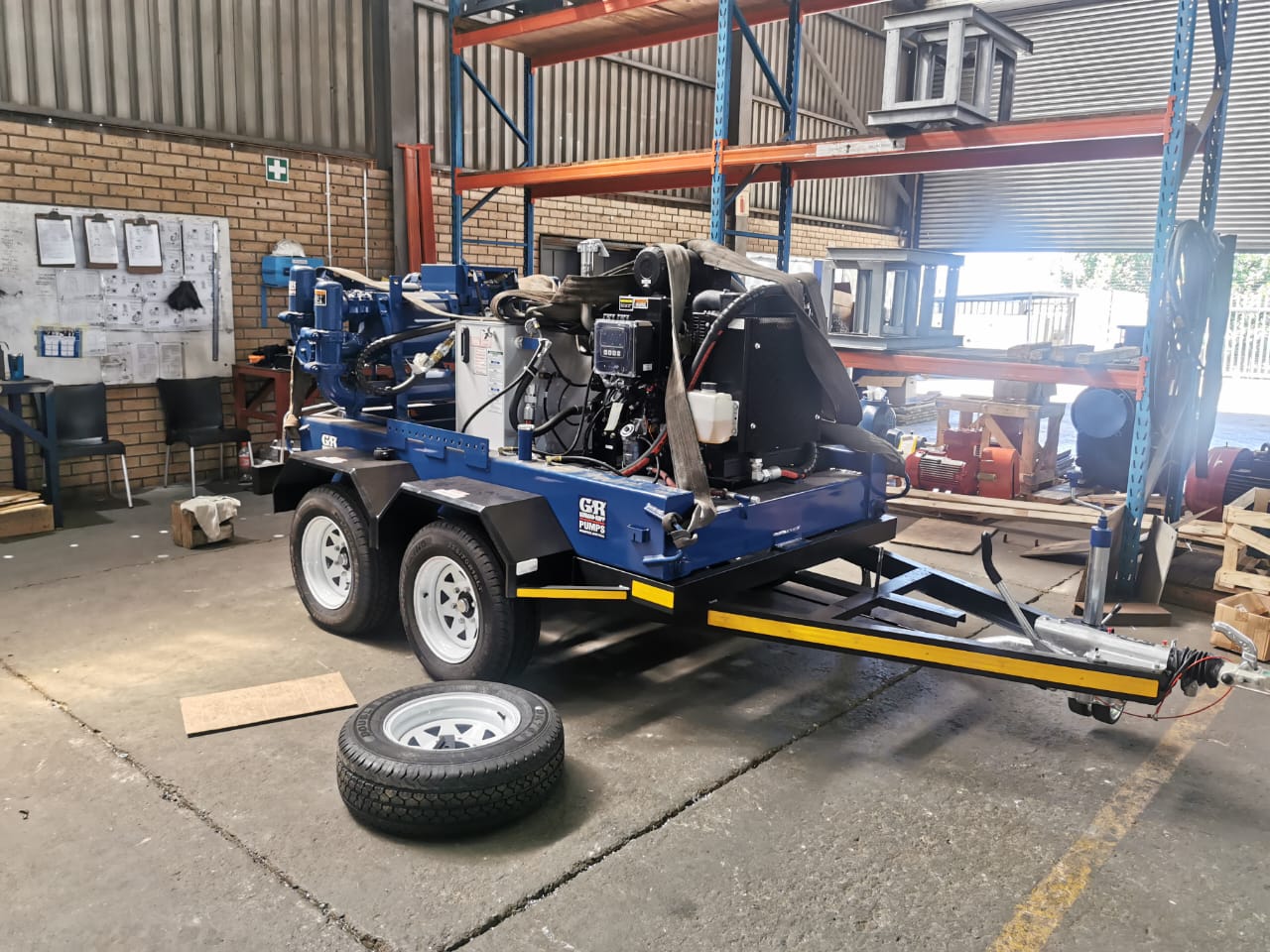 Water Pump Trailer, a Water Pump Trailers build by LF Trailers — tough-built, NATIS-registerable trailers manufactured in Gauteng, photo 3 of 4