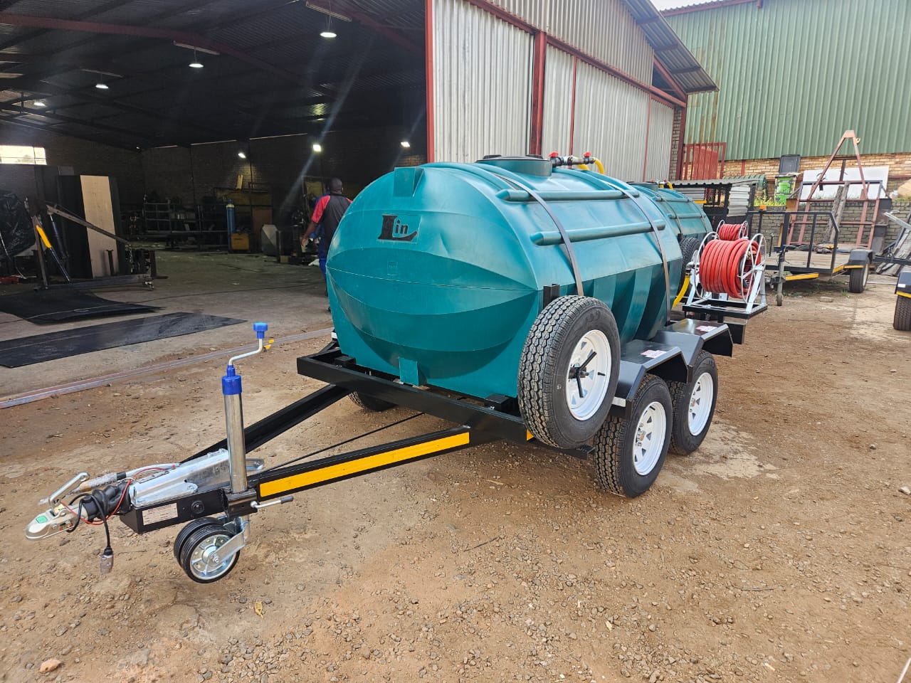 2500L Water Tanker, a Water Tanker Trailers build by LF Trailers — tough-built, NATIS-registerable trailers manufactured in Gauteng, photo 1 of 4
