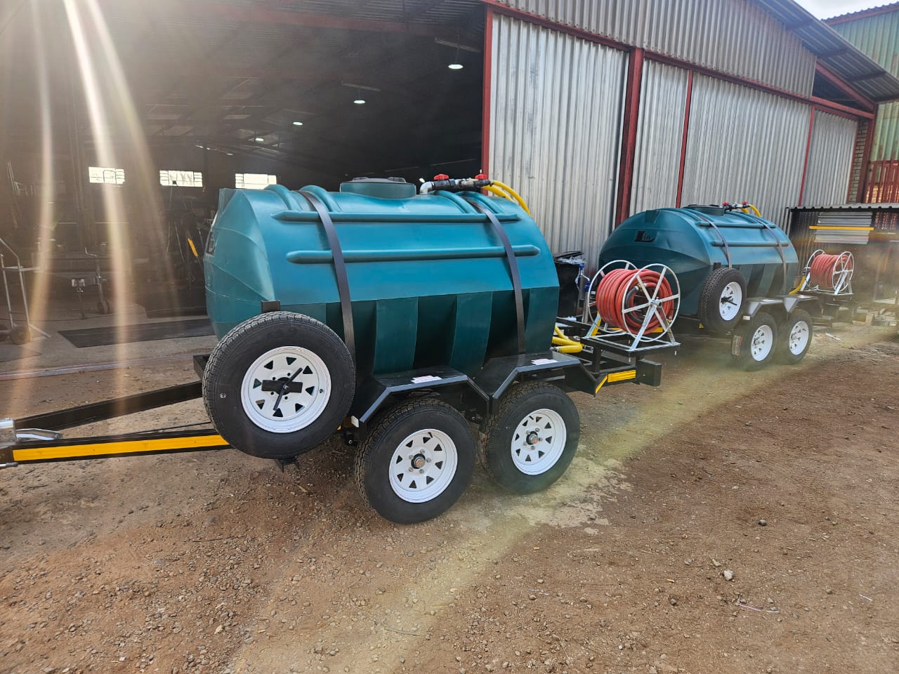 2500L Water Tanker, a Water Tanker Trailers build by LF Trailers — tough-built, NATIS-registerable trailers manufactured in Gauteng, photo 2 of 4